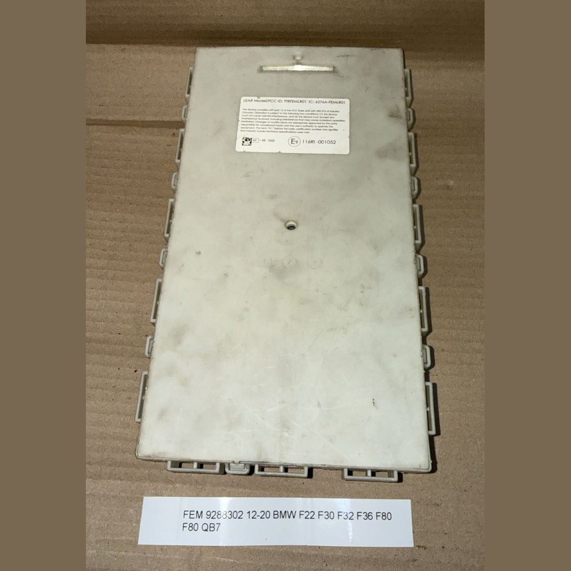 BMW FEM  BODY DOMAIN CONTROL UNIT 12-20 F22 F30 F32 F36 F80 F80- 9288302