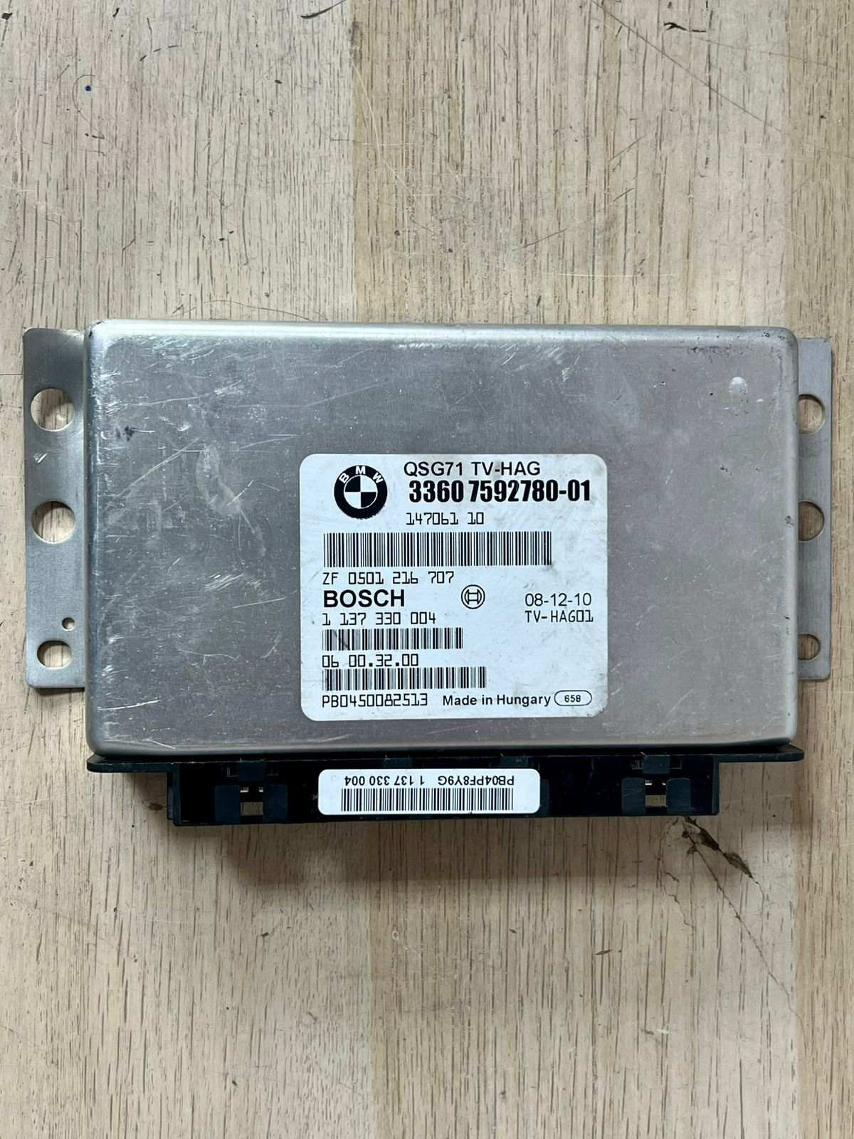 2009 BMW X6 Differential Lock Control Module 3360 7592780 X6, X5M, and X6M
