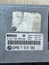 2003 BMW Engine Control Unit 7519592 3' E46 BMW 318i DME7 ME9.2 ECU