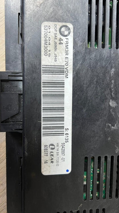 BMW 2007-2013 X5 Footwell Light Control Module 9342897 X5 E70 and X6 E71 