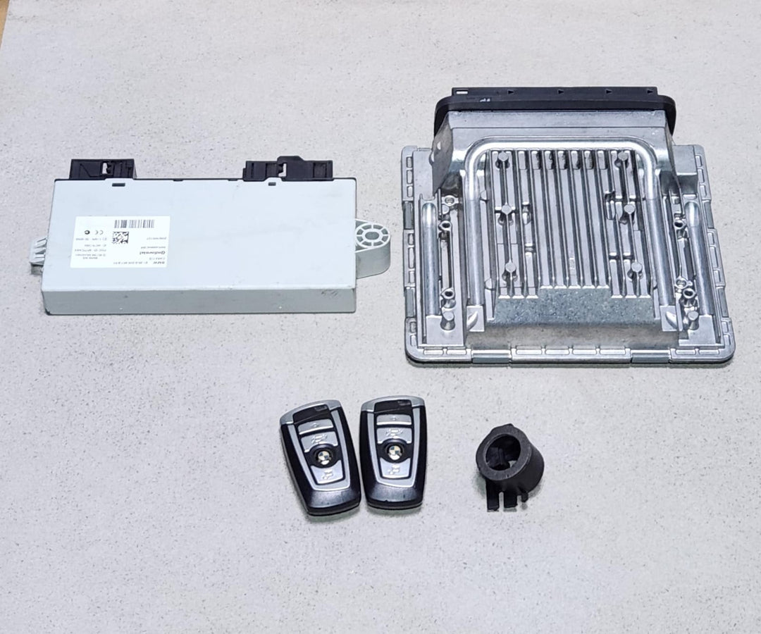 2011-2013 BMW F02 740Li N54 Engine Control Unit 7600090 7 SRE AUTOMATIC ECU SET