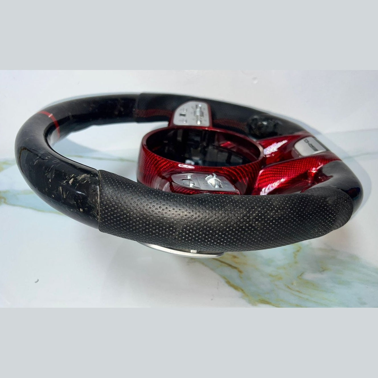 Mercedes W205 AMG Steering Wheel Multi Function Sport Assembly W \ Paddle Shifts