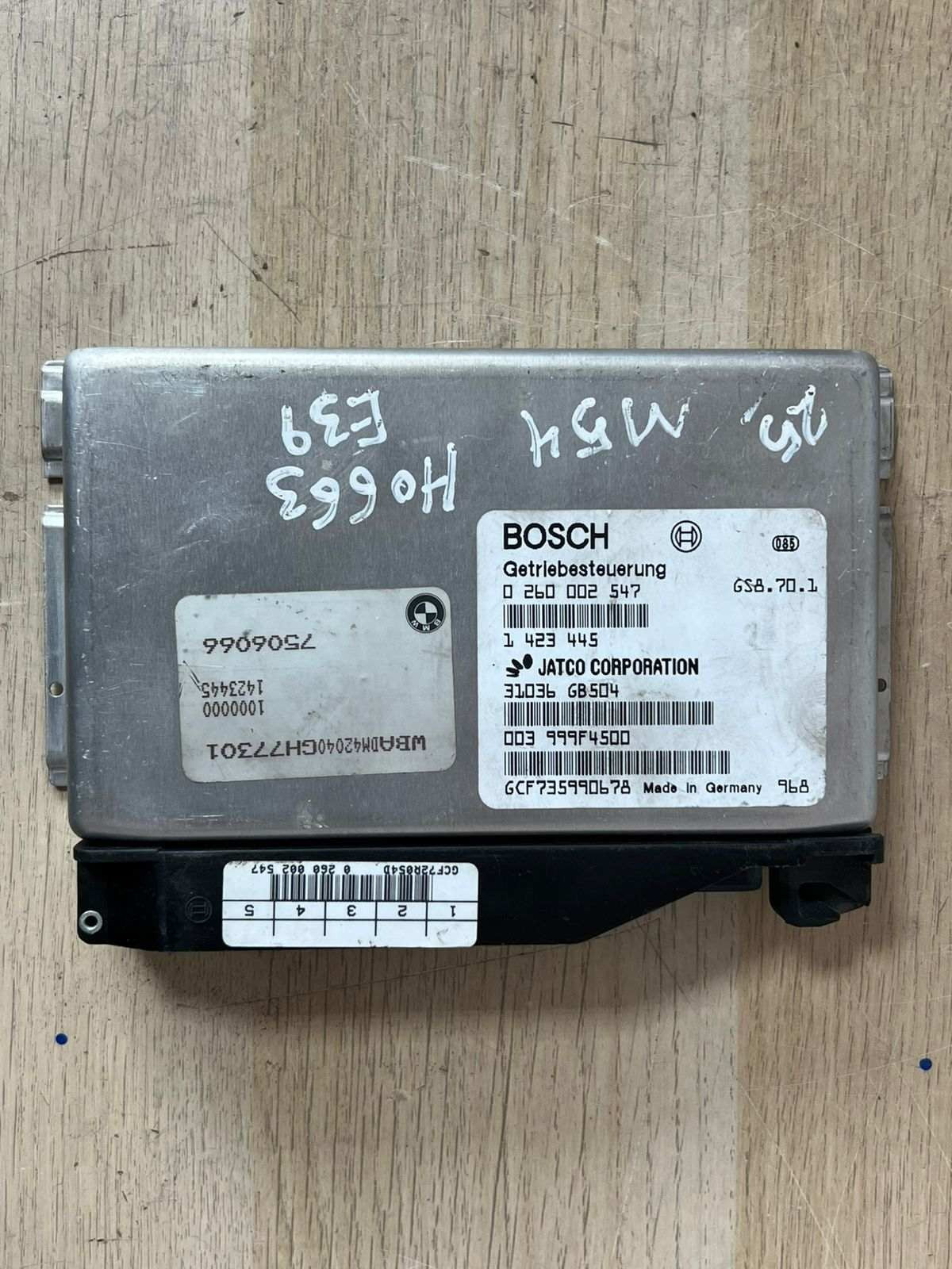 BMW Transmission Computer 1423445 2.3i M52 and 2.8i engines E39