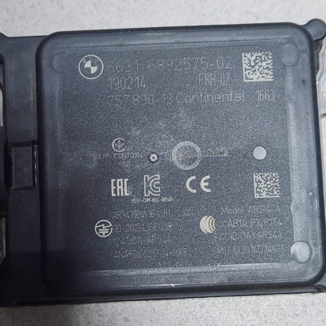 2020-2022 BMW M5 Radar Sensor 6892575 5 Series X3 X4 and M5 