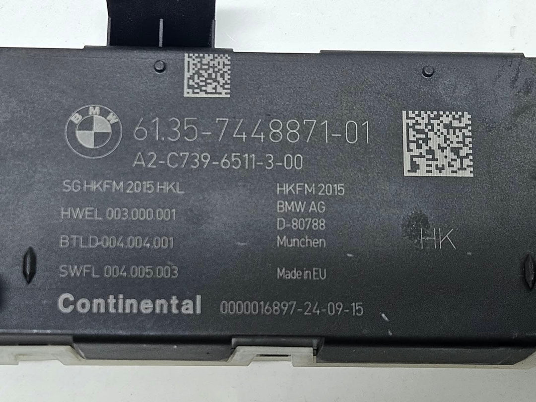 7448871-2015-2019 BMW 750i G12 B58 RHD Tailgate Control Module OEM