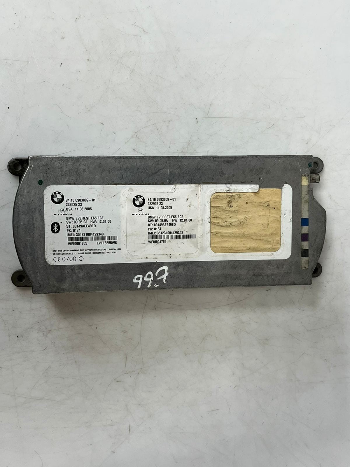 BMW 7 Series E65 E66 Bluetooth Telematics Control Module 6983009 OEMM