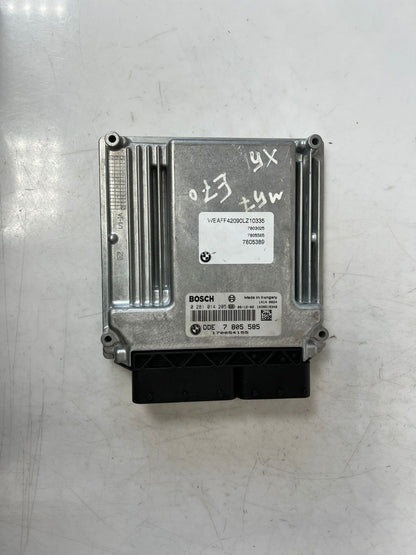 2007-2013 BMW X5 E70 N57 Engine Control Unit ECU SET DDE+CAS3+1KEY 7805585 OEM