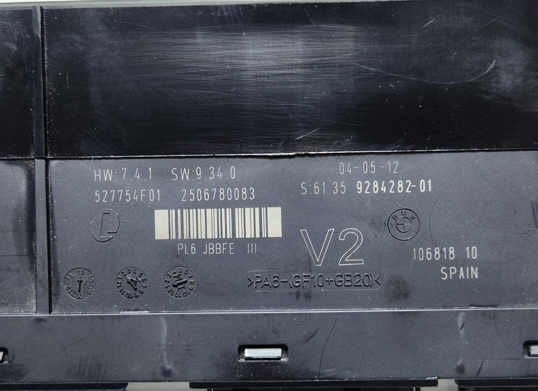 2011-2016 BMW 535i Body Control Module 9284282 F10 5 Series 535i OEM