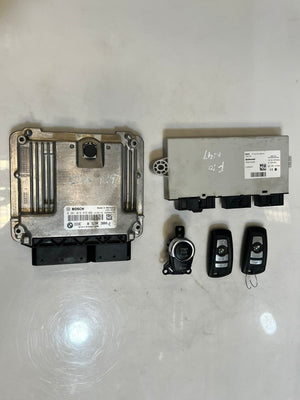 BMW 5 Series F10 N47 Engine Control Unit ECU SET DDE+ CAS4+ 2KEYS 8574380