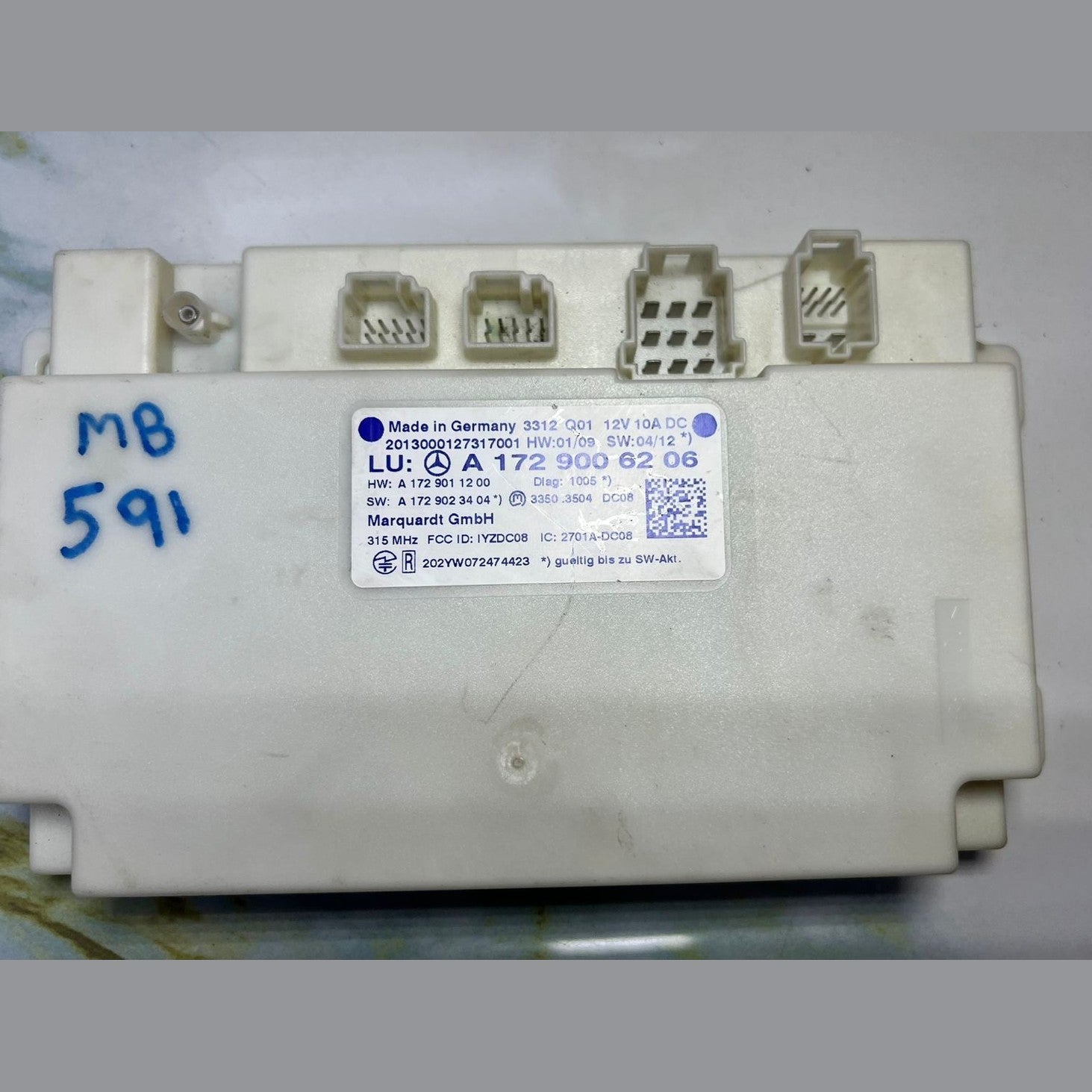 Mercedes R172 SLK350 CLS550 Keyless Go Entry Control Module A172 9006206 OEM
