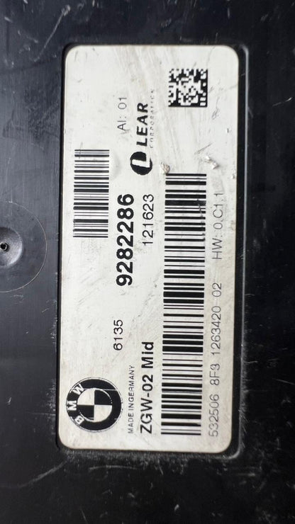 2011-17 BMW X3 Central Gateway Control Module 9282286 F25