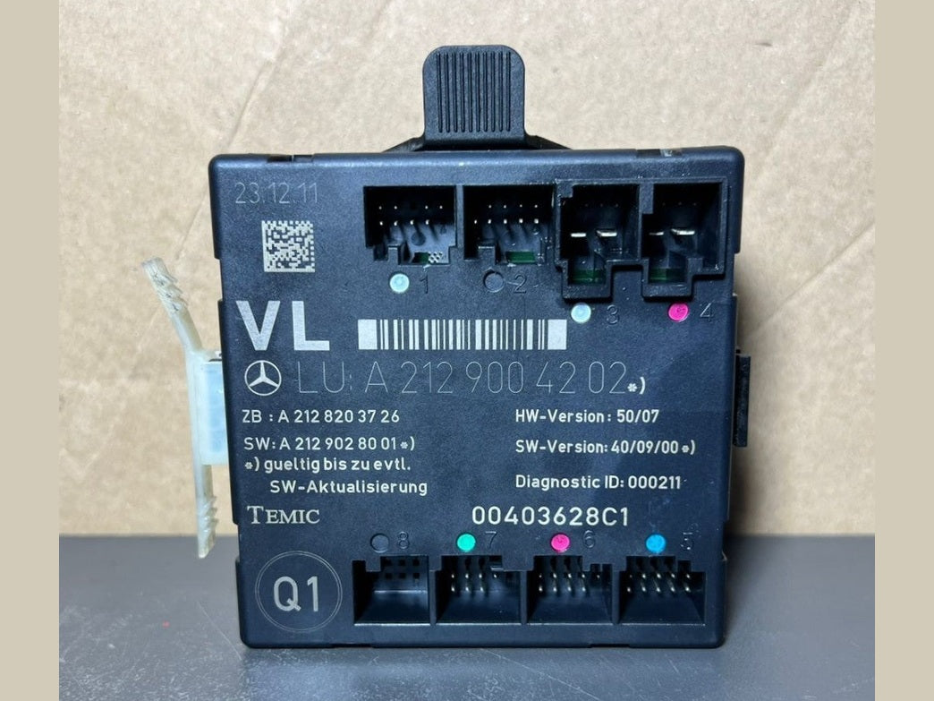 Mercedes-Benz W212 E-Class Front Left Side Door Control Module A212 9004202 OEM