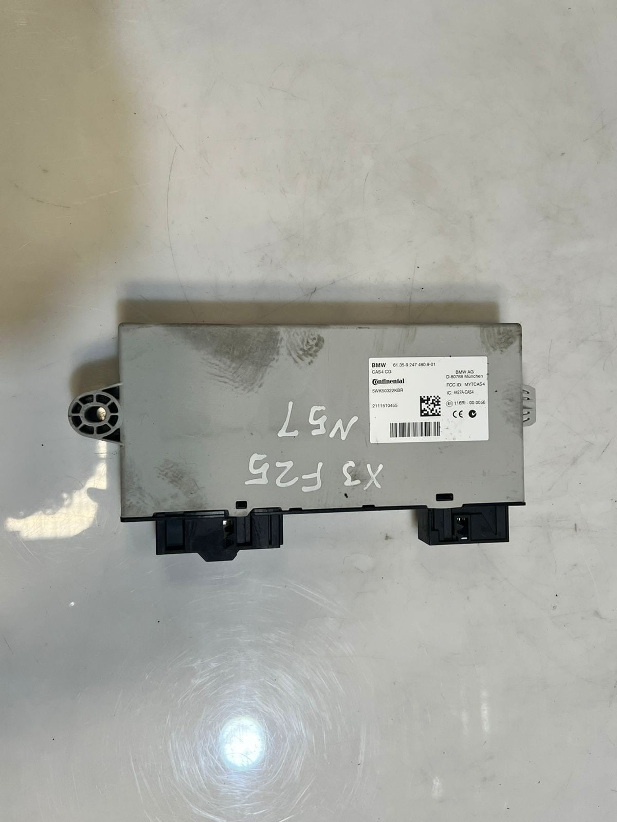 2010-2017 BMW X3 F25 N57 Engine Control Unit ECU SET DDE + CAS4+ 1KEY 8511907