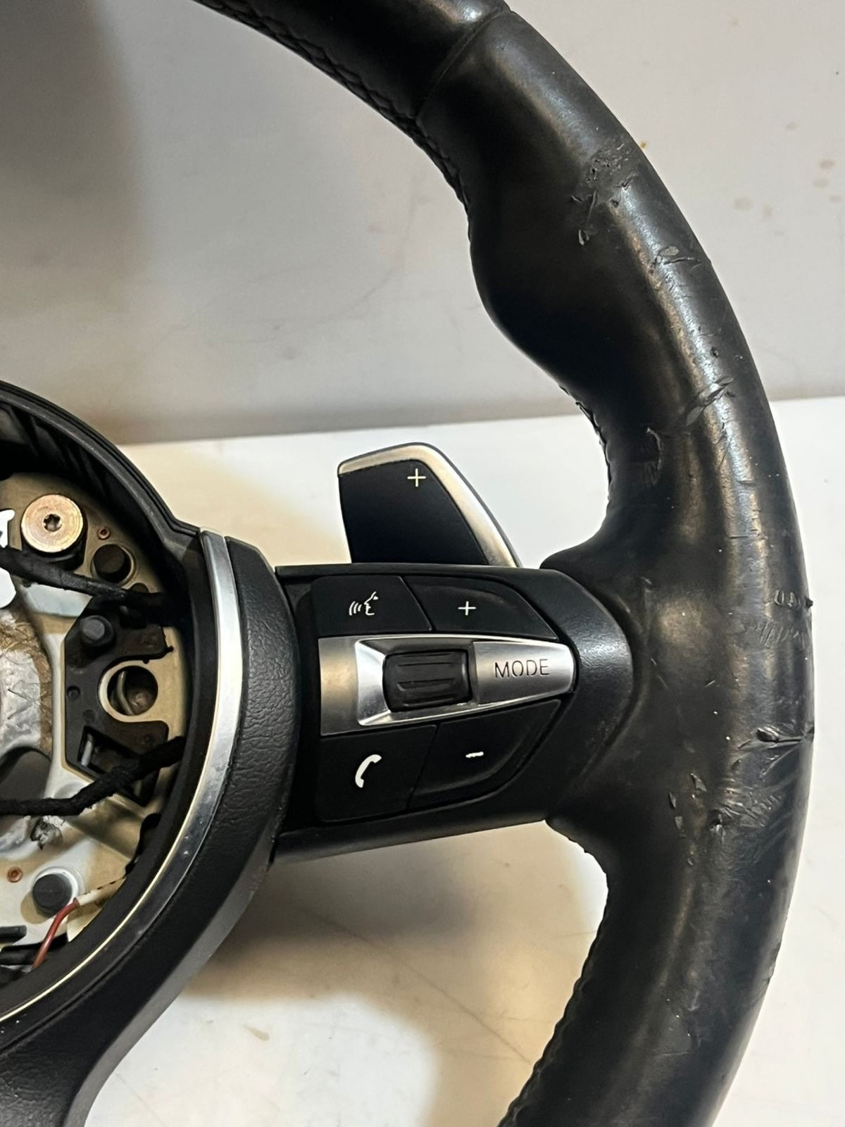BMW 3 Series F30 F31 F35 F11 Multifunction Steering Wheel Leather Heated 7848641