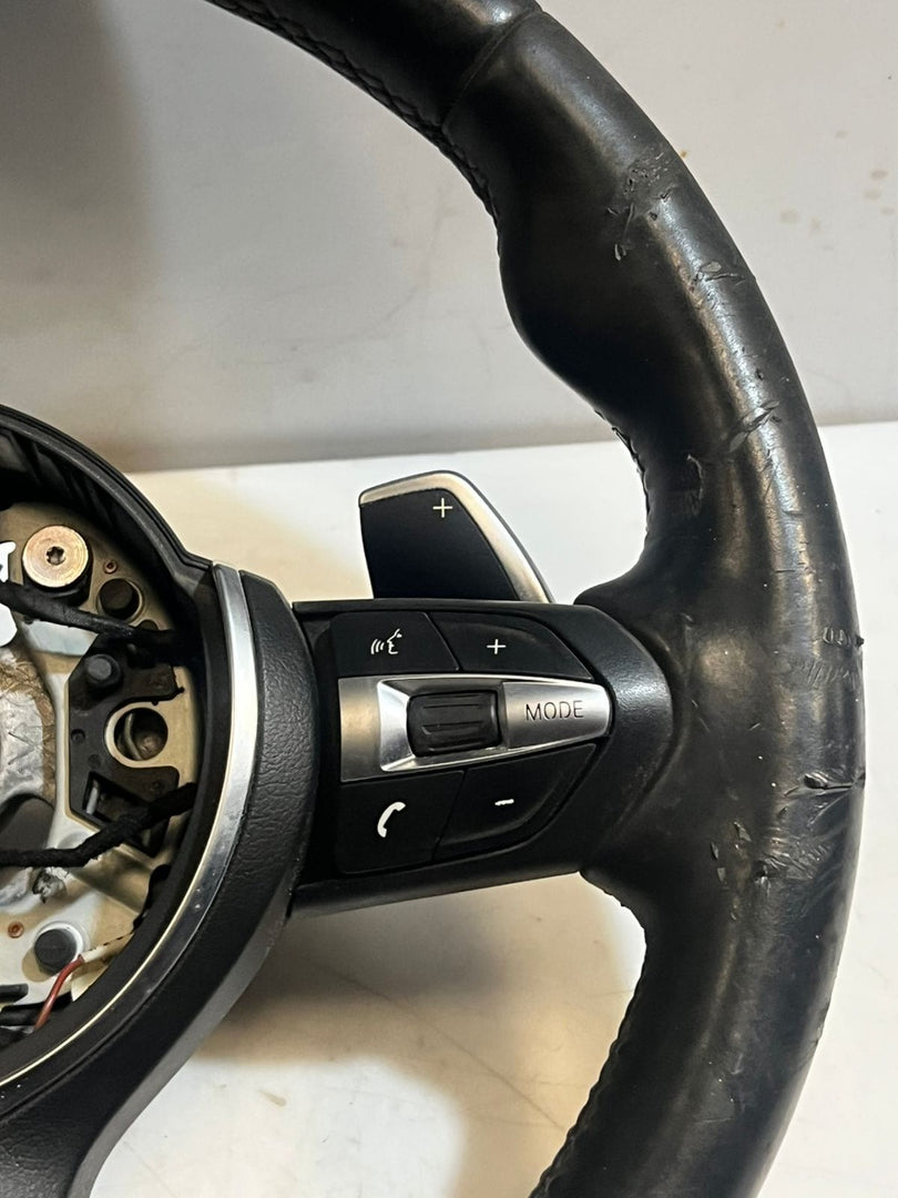 BMW 3 Series F30 F31 F35 F11 Multifunction Steering Wheel Leather Heated 7848641
