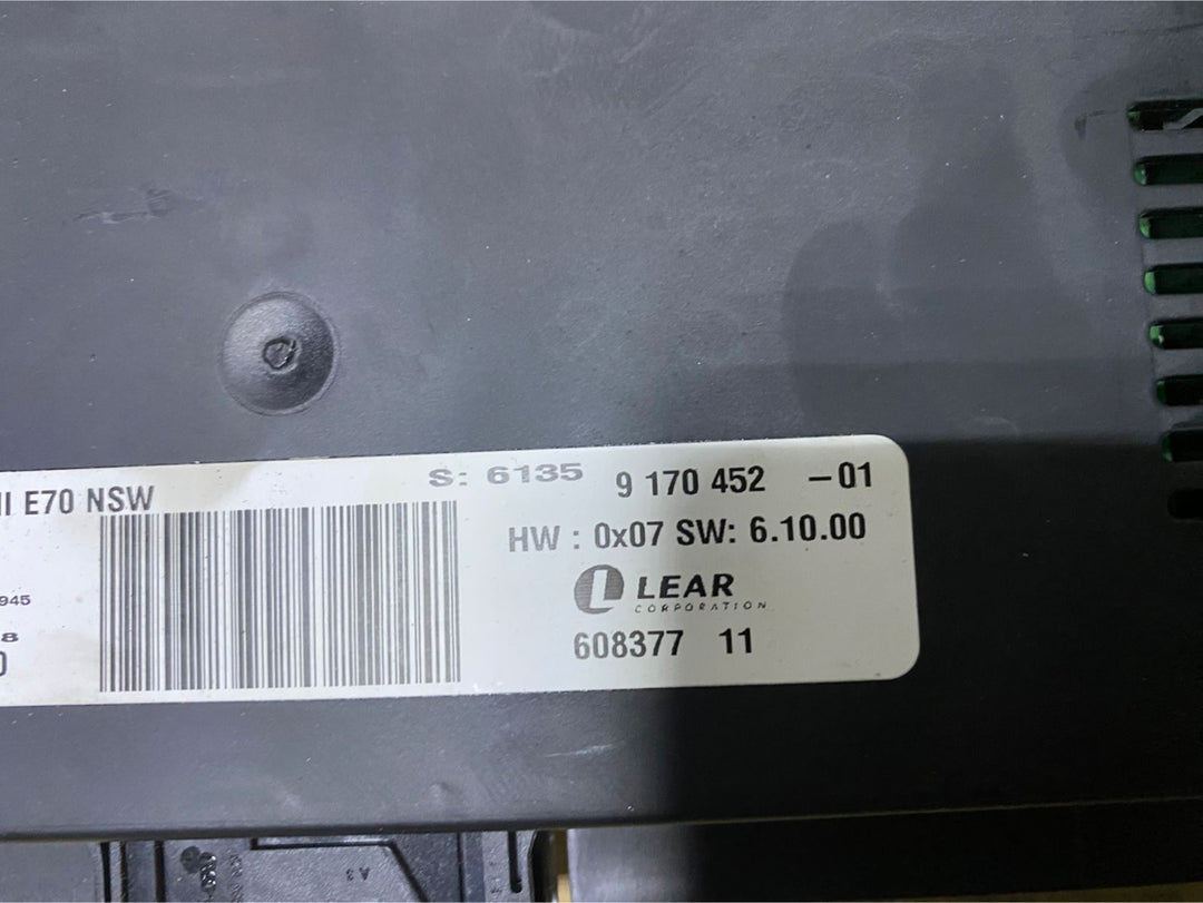 BMW Footwell Light Control Module 9170452 X5 E70 FRM 41