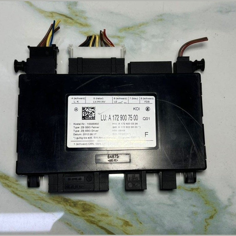 2010-2014 Mercedes-Benz C250 Front Left Seat Memory Module A 172 900 75 00