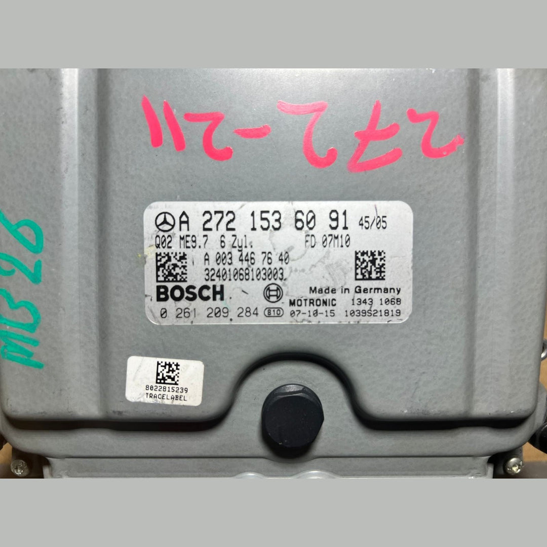 04-09 Mercedes W211 E-Class Engine Control Module Unit ECM ECU A272 1536091 OEM