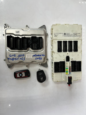 2013 BMW 328i F30 N20B20A Engine Control Unit ECU SET DME +FEM+ 1KEY 7649131