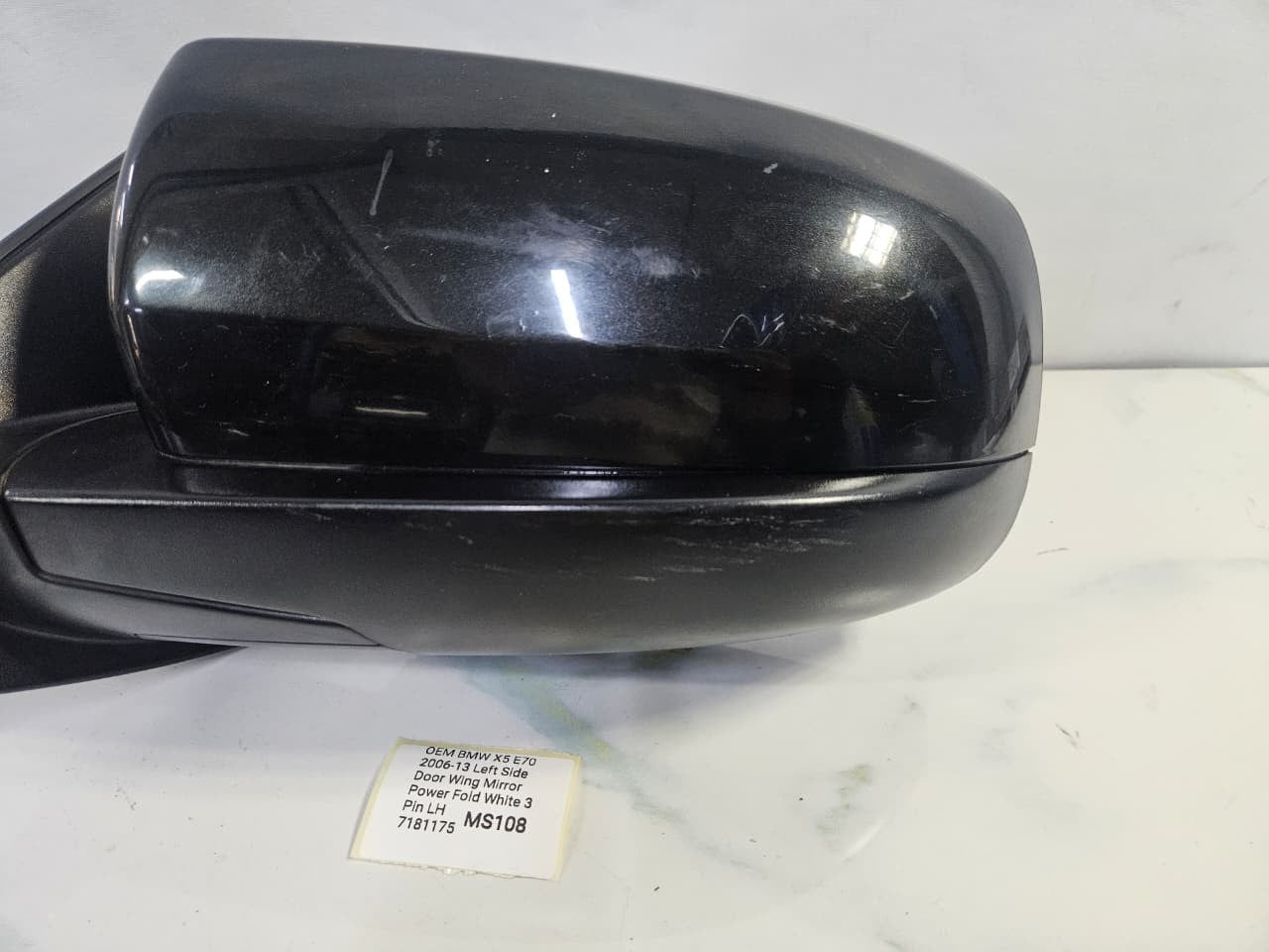 OEM BMW X5 E70 2006-13 Left Side Door Wing Mirror 3 Pin LH 7181175 RHD