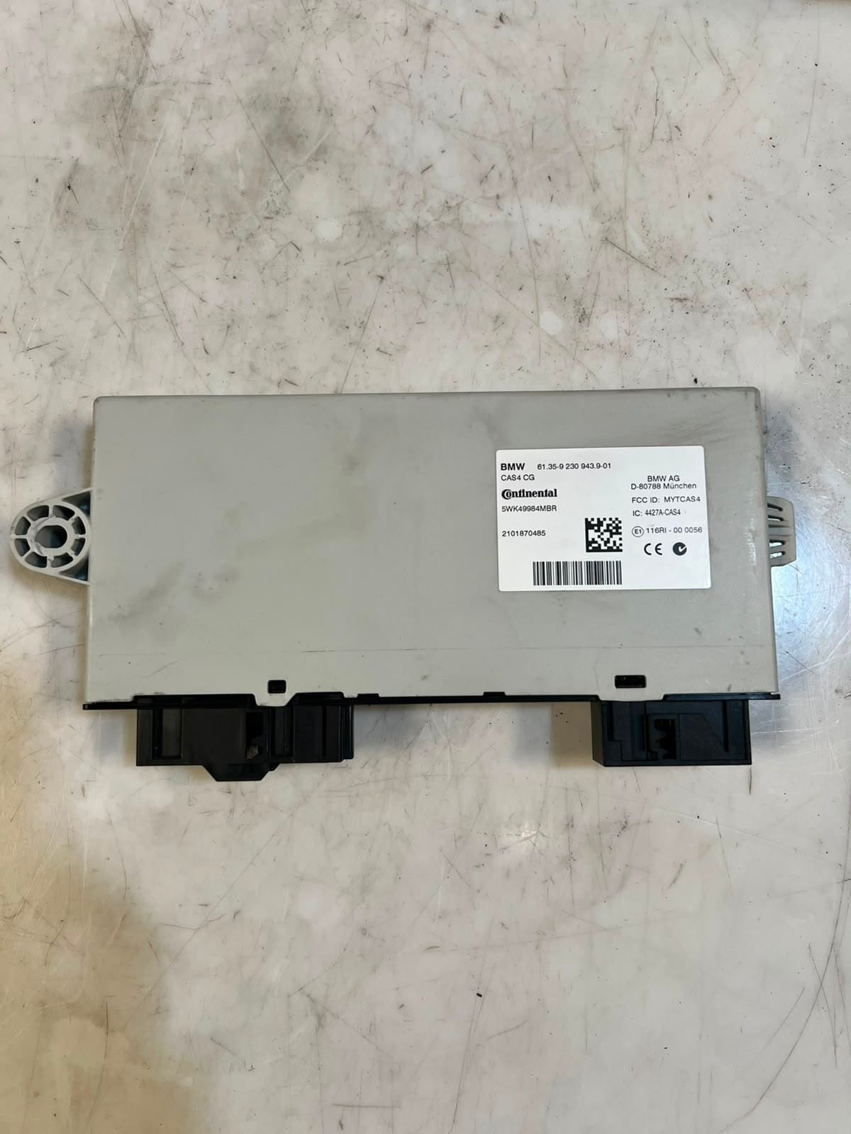2010 BMW 535i F07 N55 Engine Control Unit ECU SET DME+CAS4+1KEY 7614649 OEM