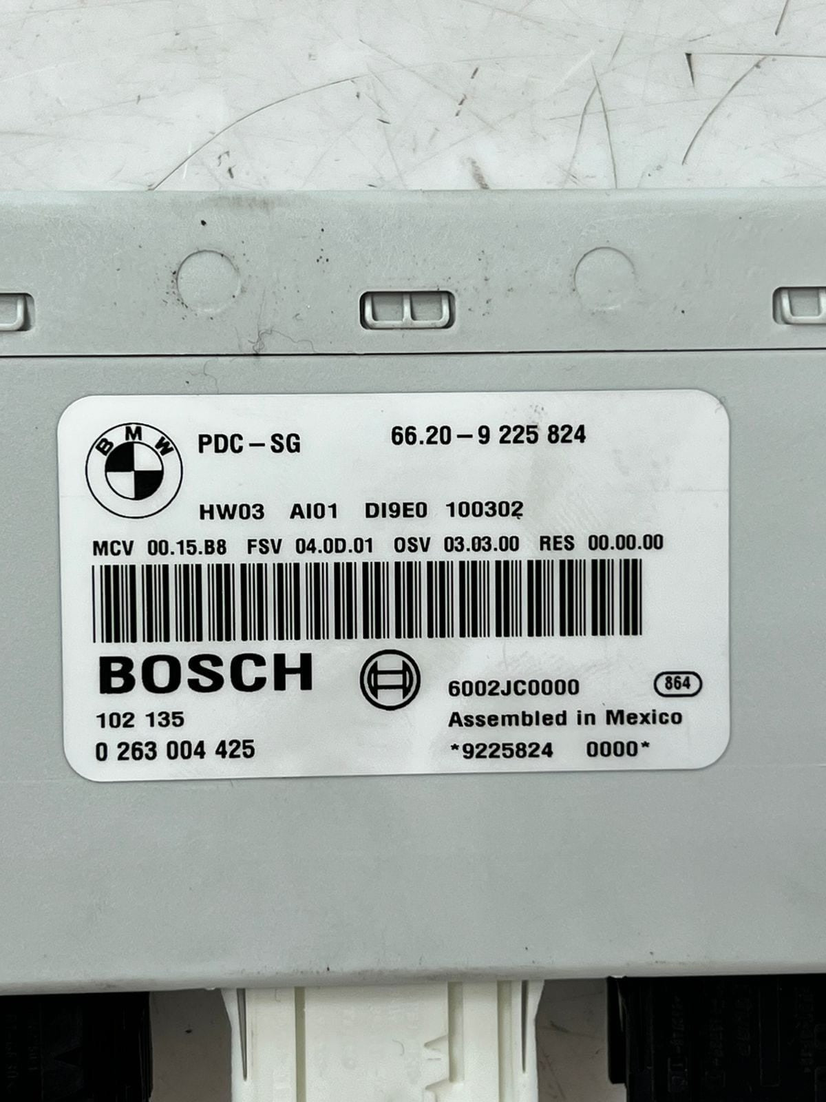 2011 BMW 335is E81 E93 E87 E90 E91 E92 Parking Distance Control Module 9225824