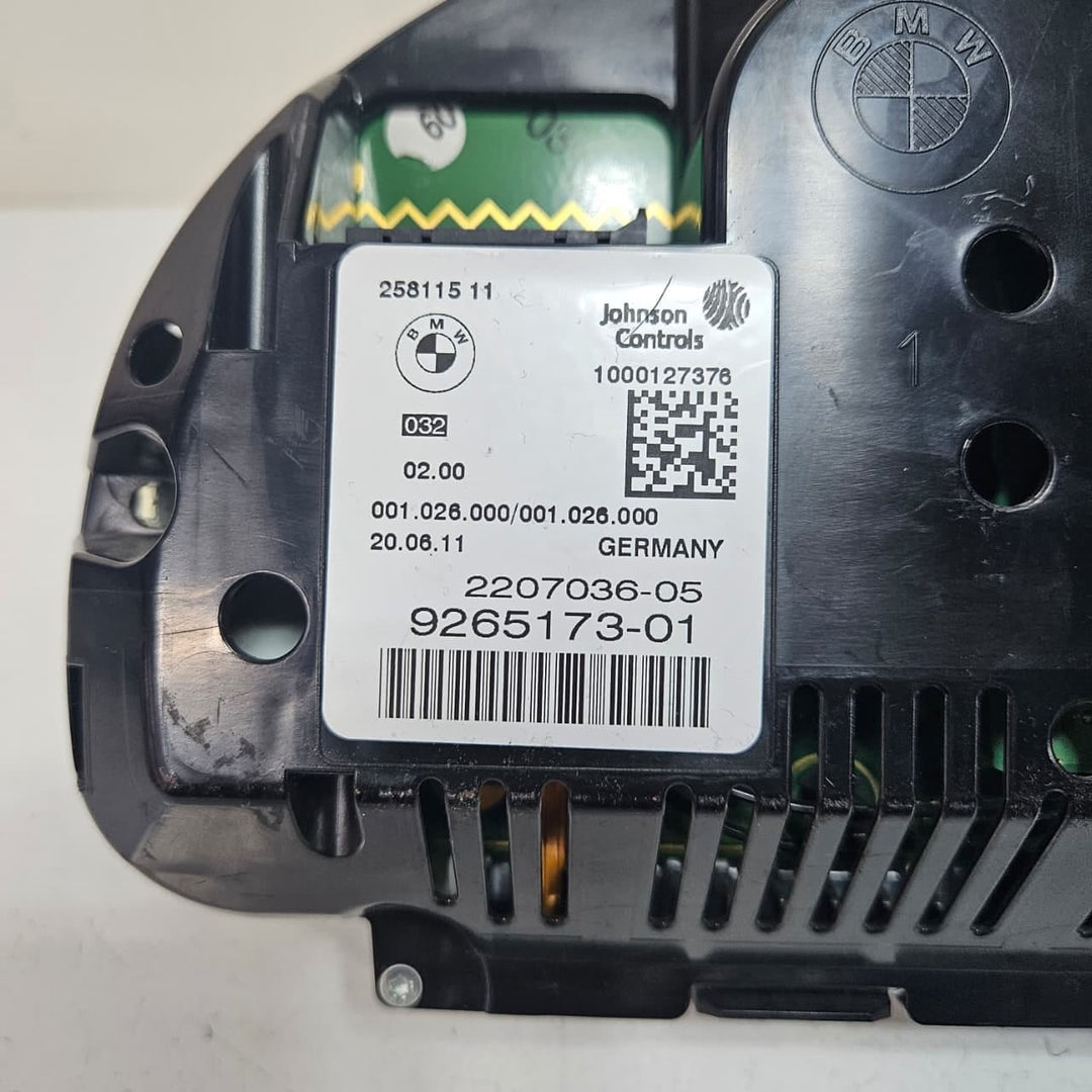 2011 BMW 5 Series F10 F11 X3 F25 X4 F26 Instrument Cluster Speedometer 9265173