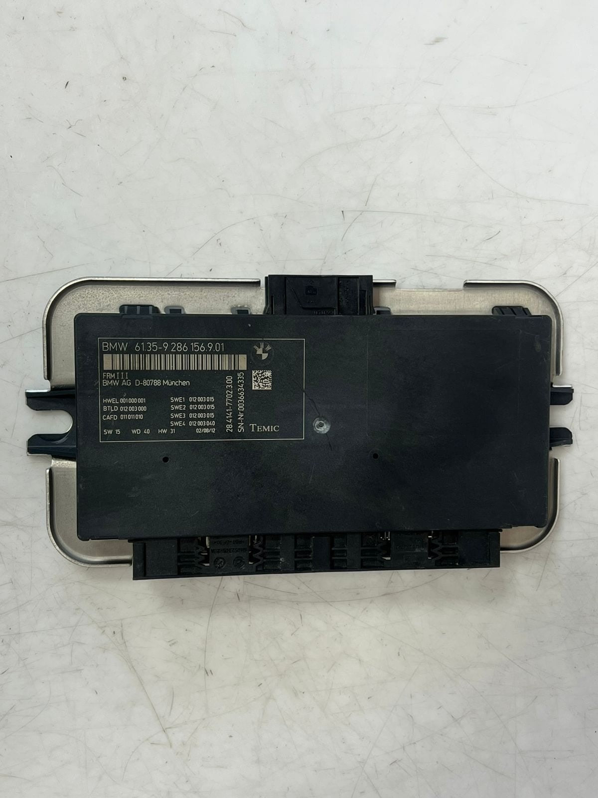 2011-2017 BMW X3 and X4 FRM3 Footwell Control Module 9286156 OEM