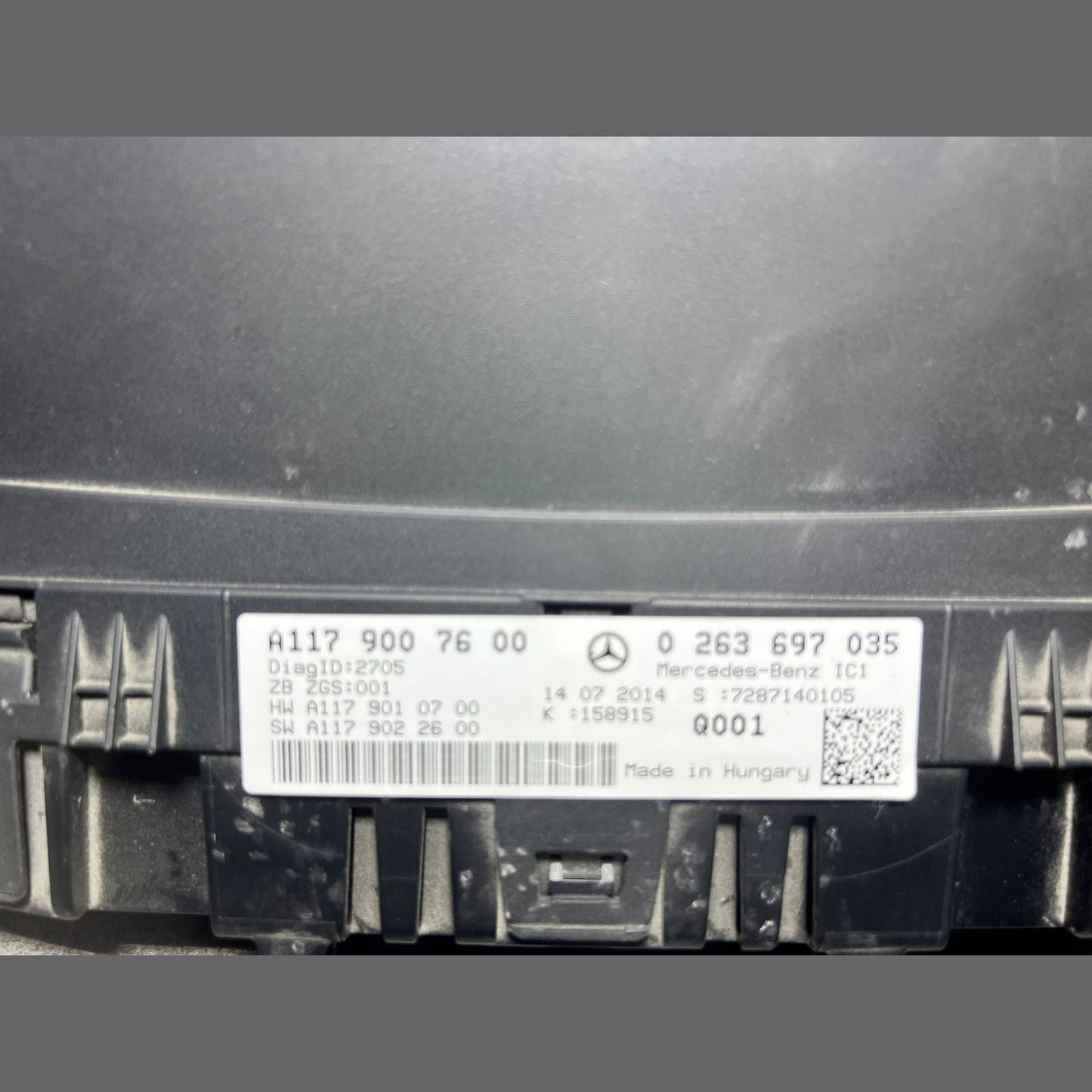 14-17 Mercedes-Benz W117 CLA 250 Instrument Cluster Speedometer A117 9007600 OEM