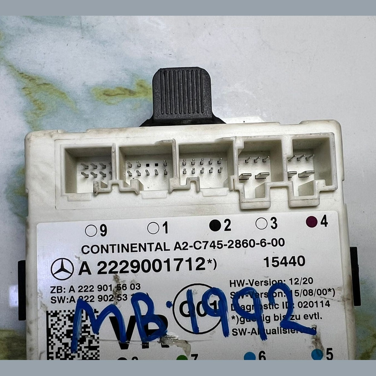 Mercedes-Benz W222 S-Class Front Right Side Door Control Module A222 9001712 OEM
