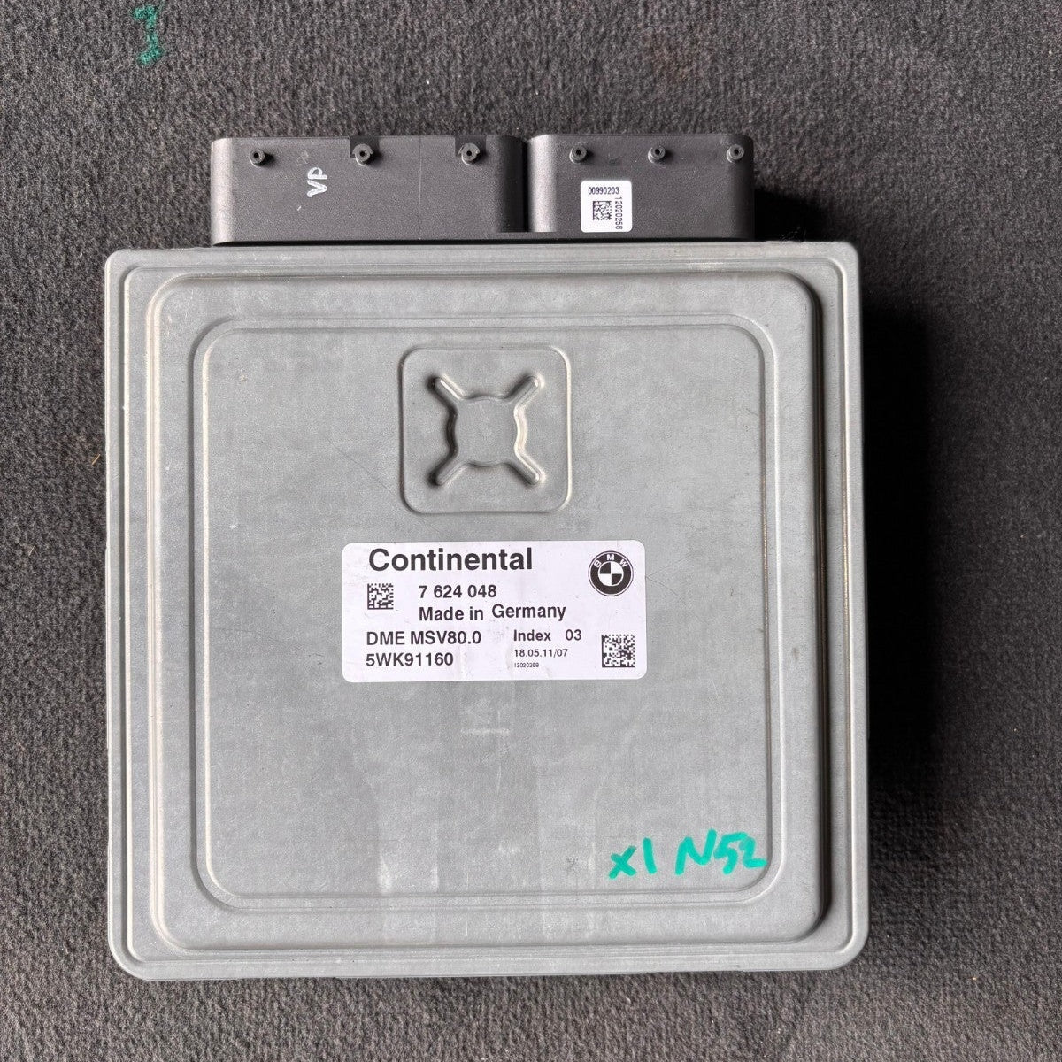 BMW  X1 E84 N52 ENGINE CONTROL UNIT MODULE ECU ONLY - 7624048
