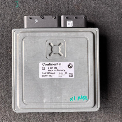 BMW  X1 E84 N52 ENGINE CONTROL UNIT MODULE ECU ONLY - 7624048