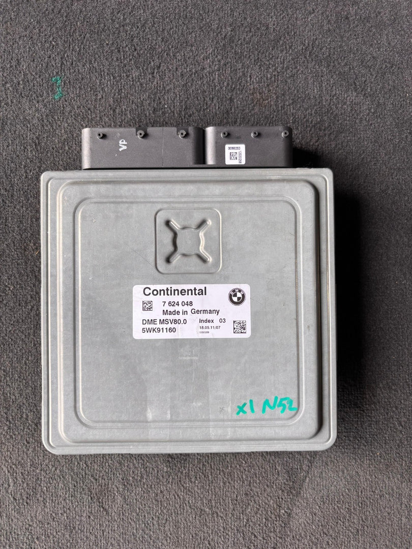 BMW  X1 E84 N52 ENGINE CONTROL UNIT MODULE ECU ONLY - 7624048