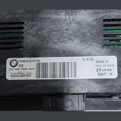 2006-2013 BMW X5 Footwell Light Control Module 9230432 X5 E70