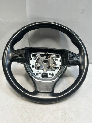BMW 5' F10 F11 F01 Heated Leather Steering Wheel Multifunctional Sport 6269731