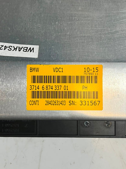 2015 BMW X5 E15 E16 X6 F15 F20 F21 F30 F31 F34 Suspension Control Module 6874337