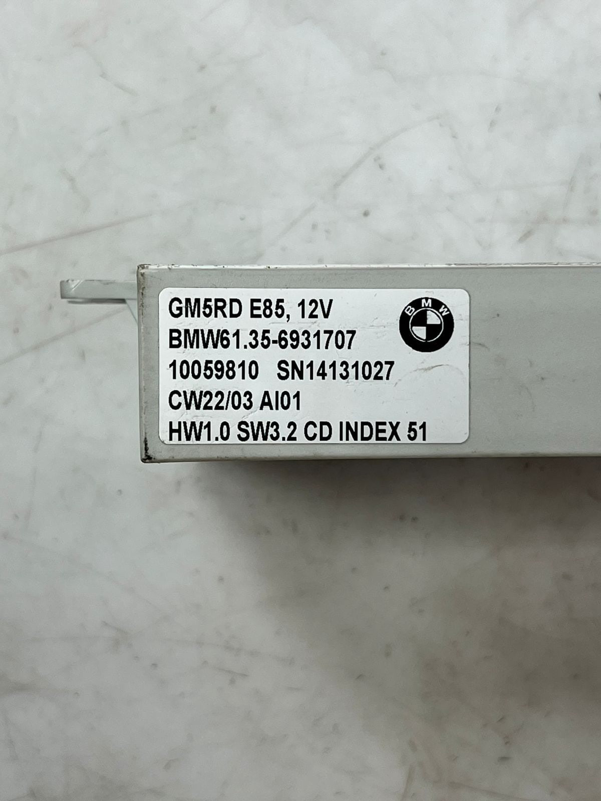 2003-2008 BMW Z4 E85 E86 INDEX61 Body Control Module 6931707 OEM 