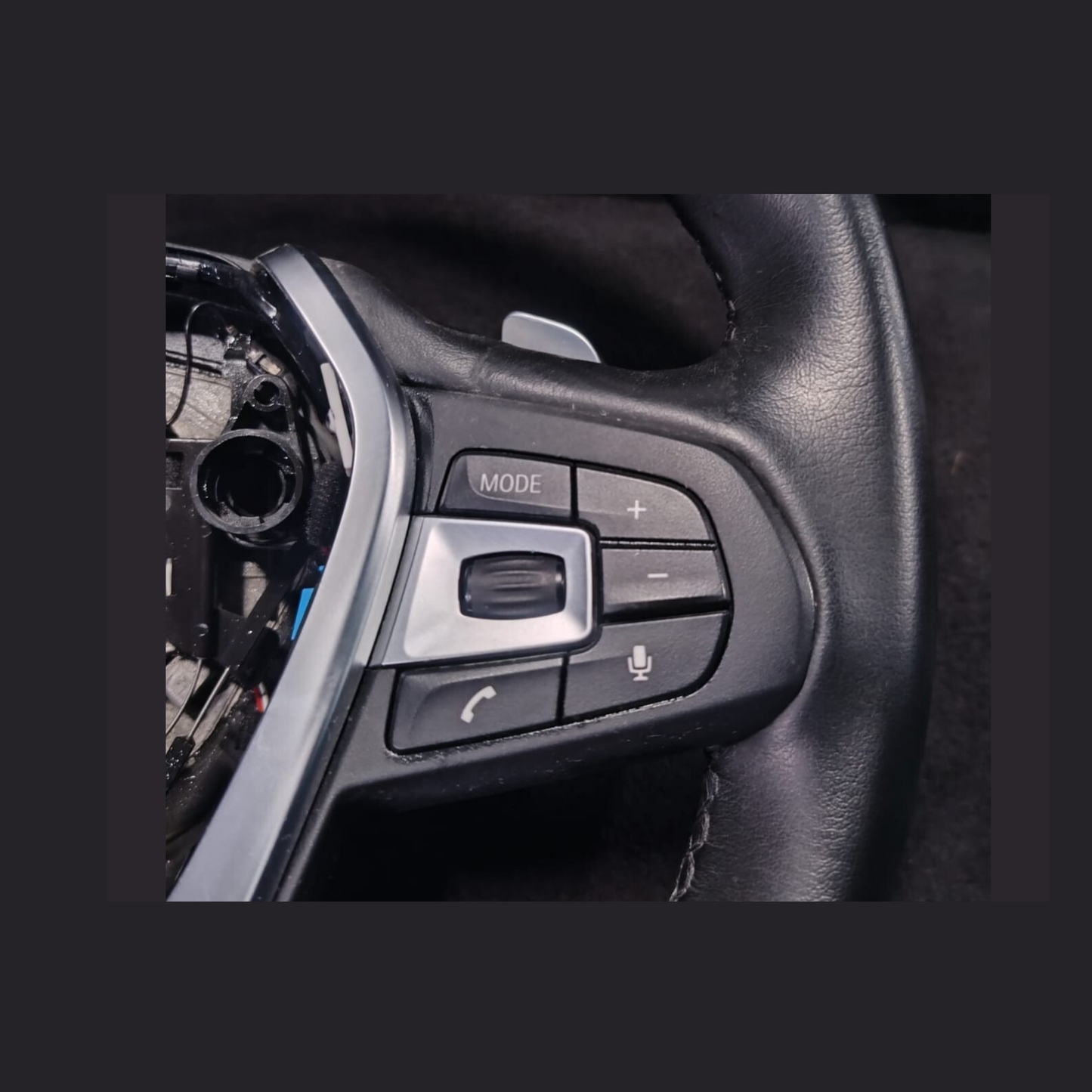 GENUINE BMW G01 X3 2019 LEATHER STEERING WHEEL OEM - 6995082