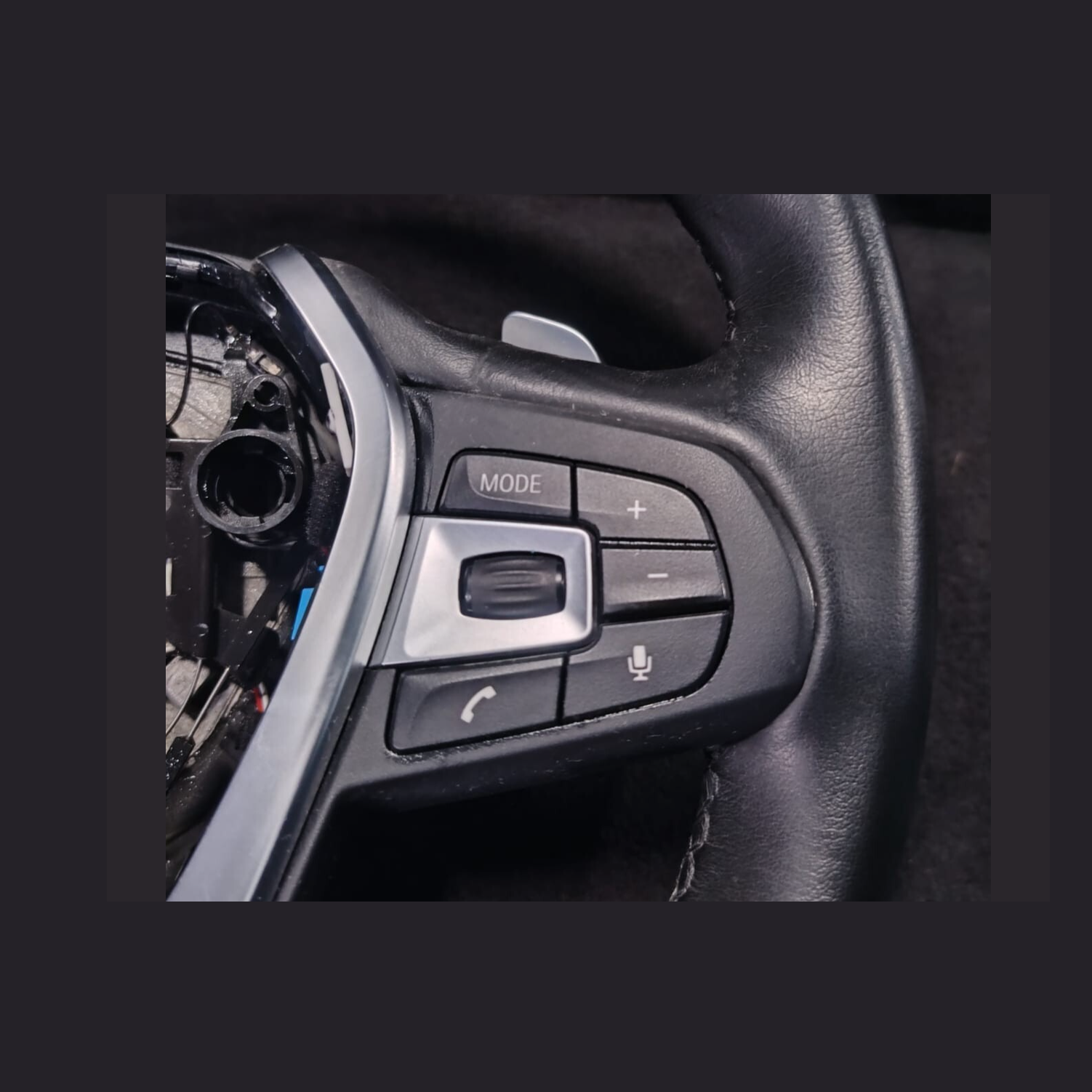GENUINE BMW G01 X3 2019 LEATHER STEERING WHEEL OEM - 6995082