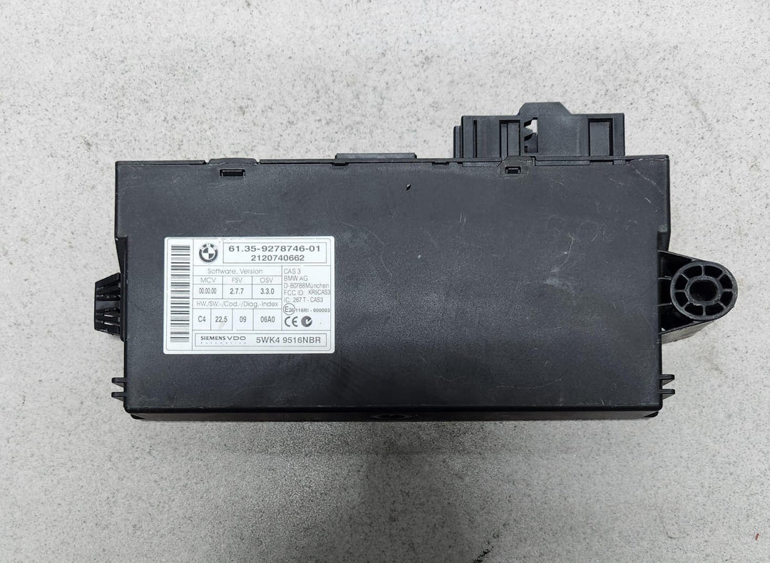 2012 BMW X5 Car Access System Control Module 9278746 X5 2012 