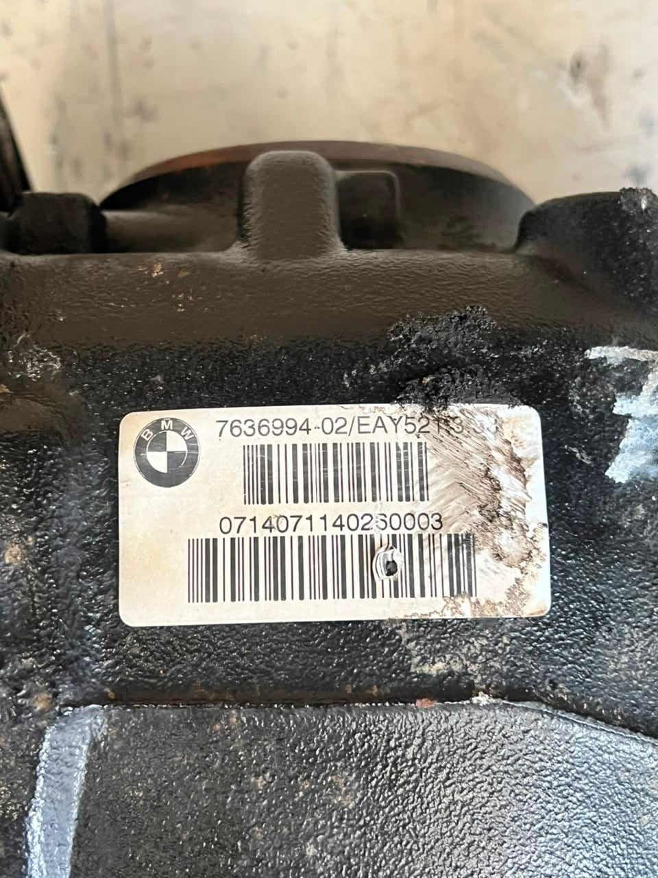 2011-2017 BMW X3 F25 Rear Differential Assembly 3.38 7636994