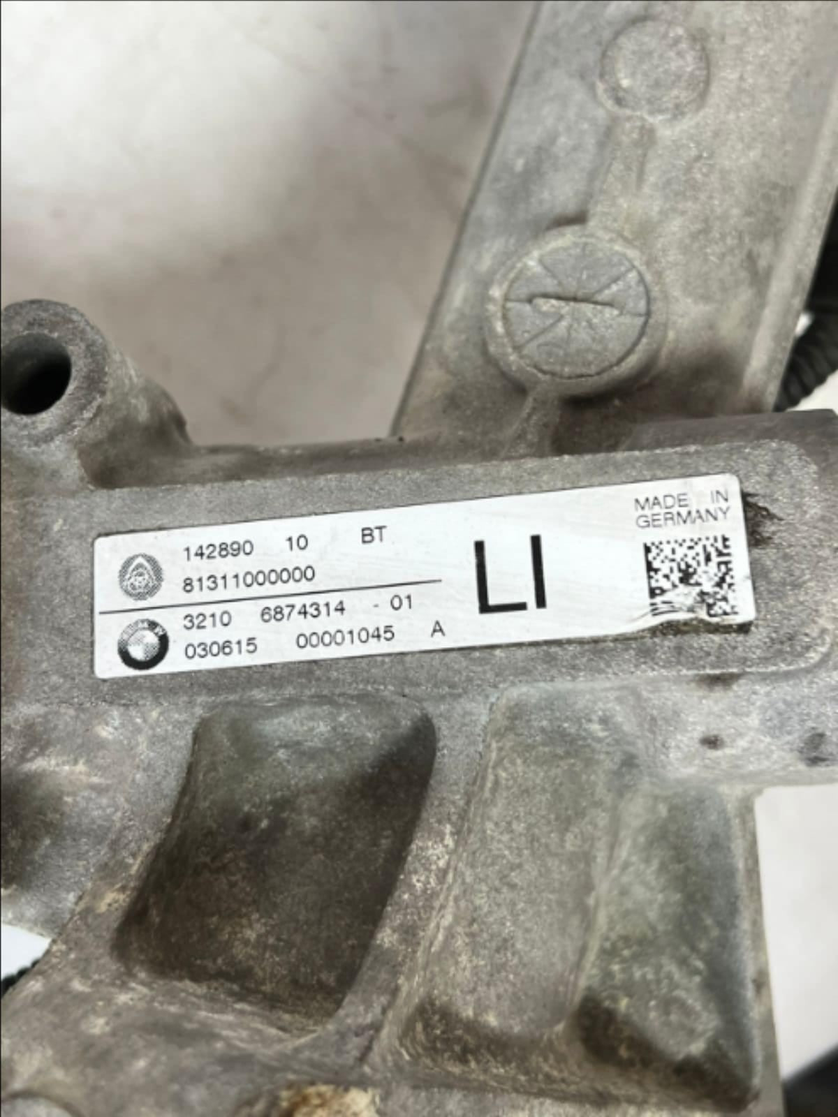 2011-2017 BMW X3 Electric Power Steering Rack 6874314 X3 F25 and X4 F26 LHD