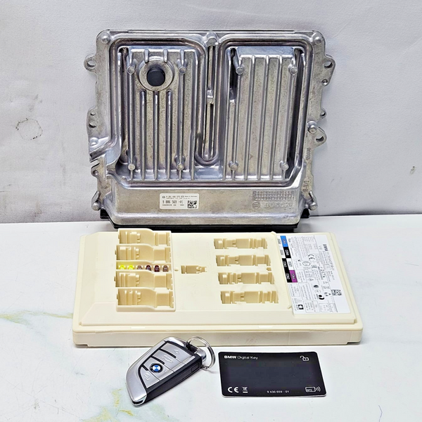 BMW X5 G05 B57S RHD 2019 ENGINE CONTROL UNIT ECU SET DDE 9886569 OEM