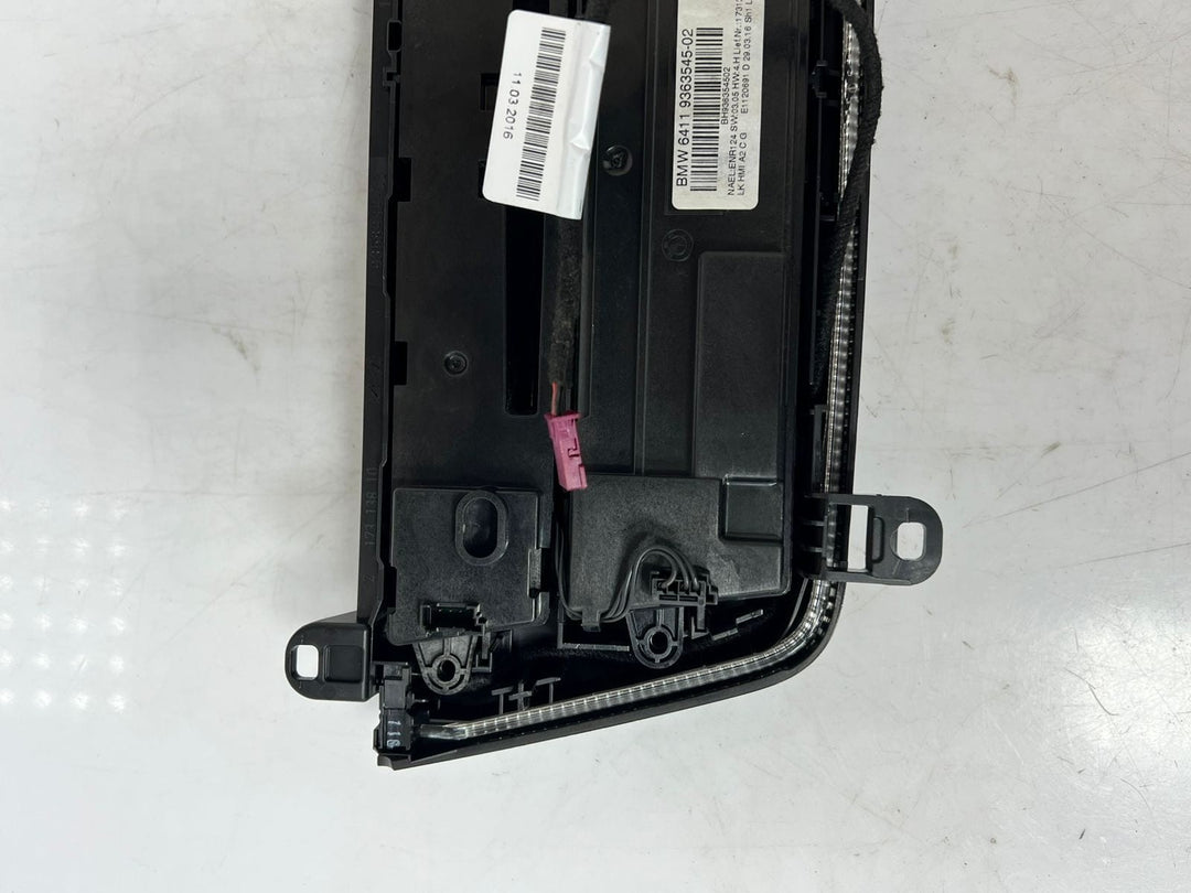 2013-2016 BMW 328i 2' 3' 4' Automatic Air Conditioning Control Unit 9363545 OEM