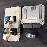 BMW F30 N47 F31 320D X3 F25 ENGINE CONTROL UNIT ECU SET DDE BASIC - 8574094