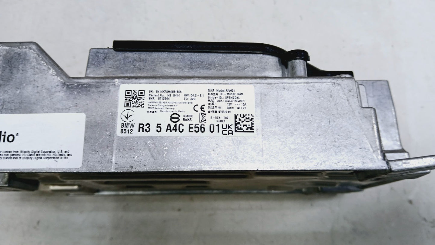 BMW 2021 2022 2023 530I AUDIO RADIO RECEIVER HEAD MODULE UNIT 5A4CE56 OEM