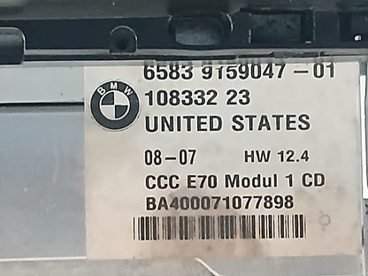 BMW X5 E70 2008-2012 DVD CD 1 CCC Professional Navigation Head Unit 9159047