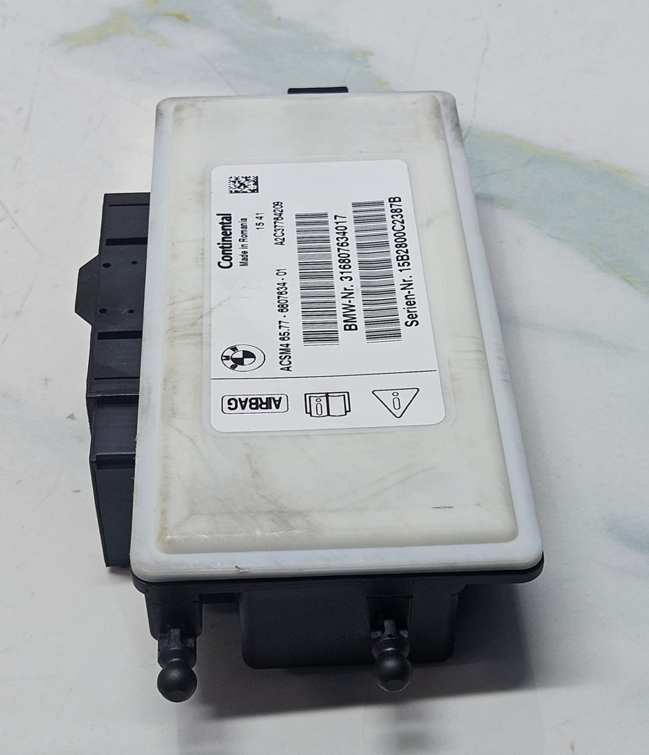 OEM BMW F10 F11 F22 F30 LCI F32 X3 F25 SRS Control Unit ECU 6807634