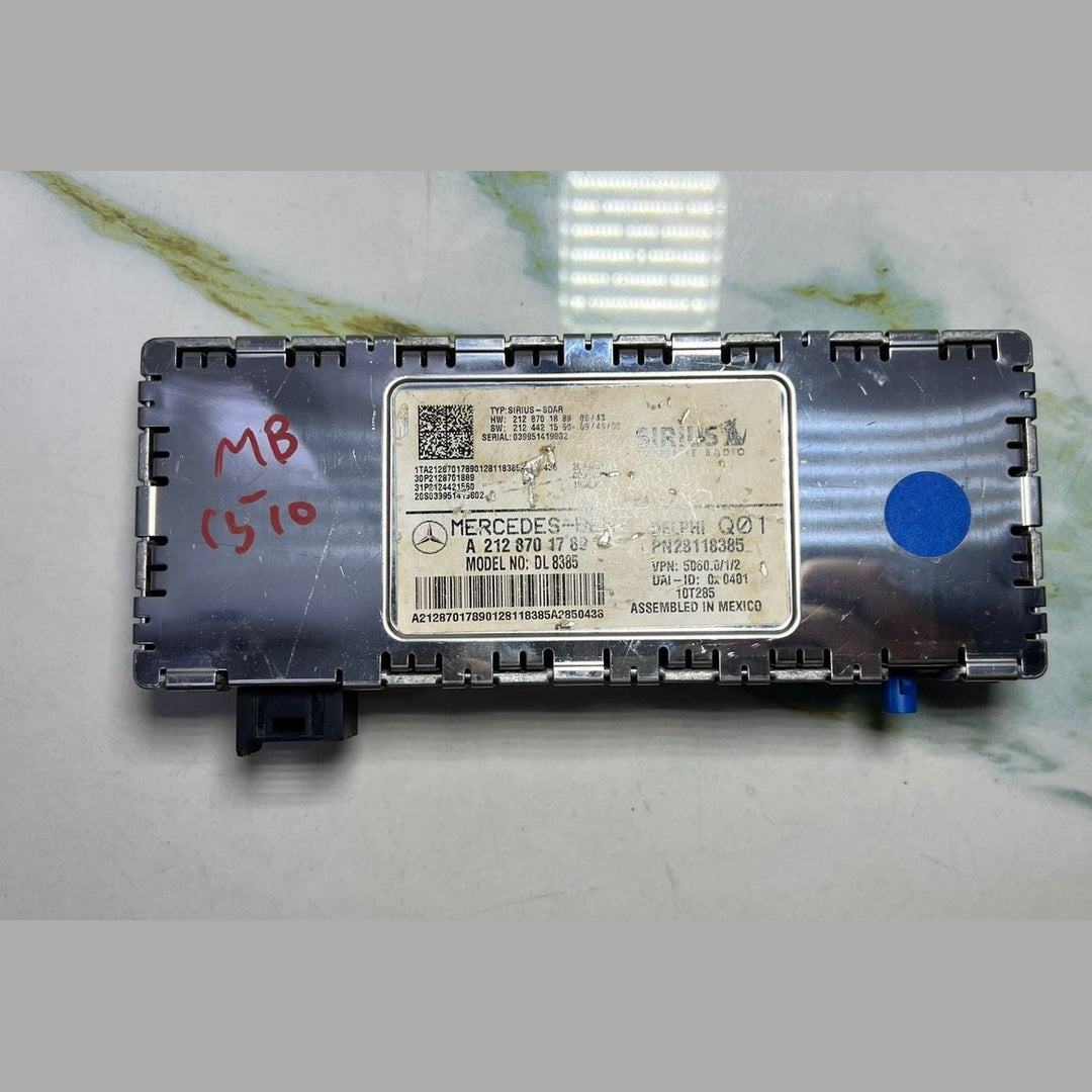 2010-15 Mercedes E350 E400 W212 Satellite Radio Control Module A212 8701789 OEM