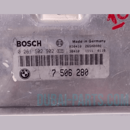 BMW 7 SERIES E65 E66 760i 760Li ENGINE CONTROL UNIT ECU ONLY - 7506280